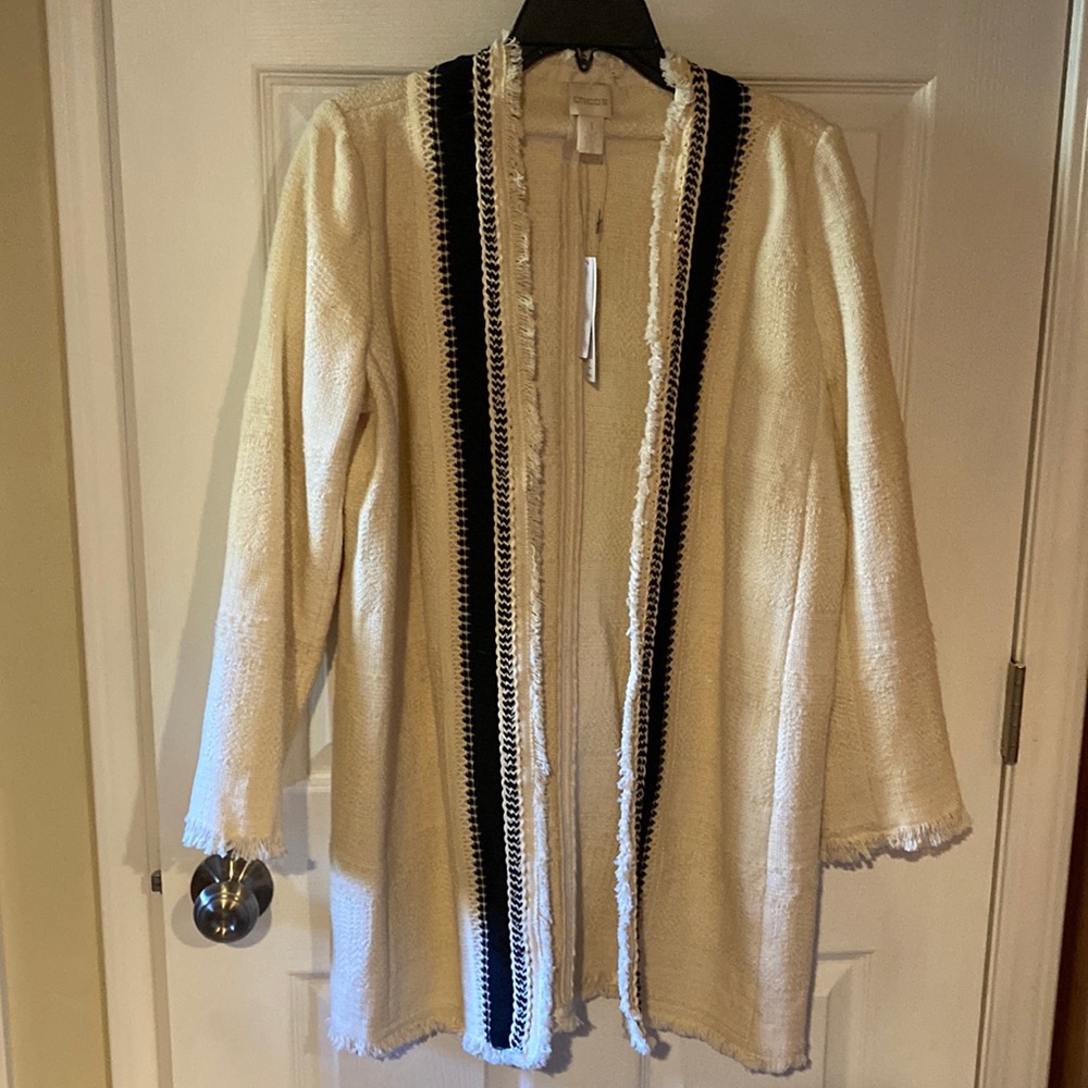 NWT Chicos sweater coat